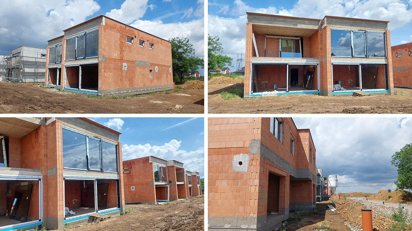Výstavba druhé etapy rodinných domů v obci Škvorec